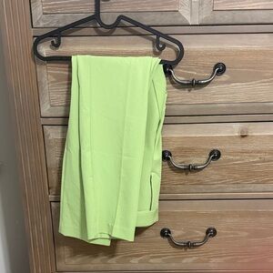 Lime Green Women's Ankle Pants